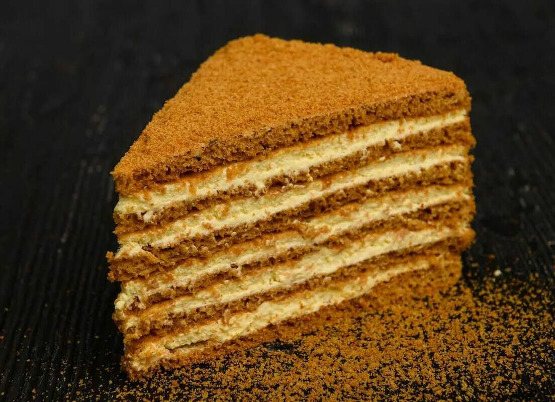 Вкусный медовый торт