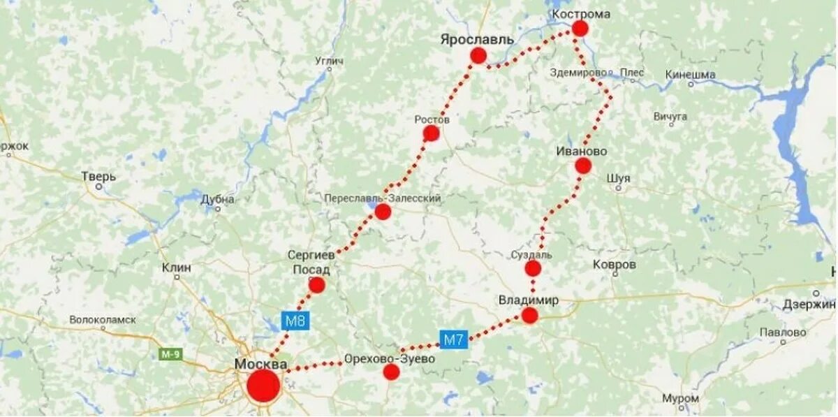 Золотое кольцо на карте а карте России. Золотое кольцо России на карте маршрут. Города золотого кольца России на карте центральной России. Маршрут золотое кольцо России на карте России.