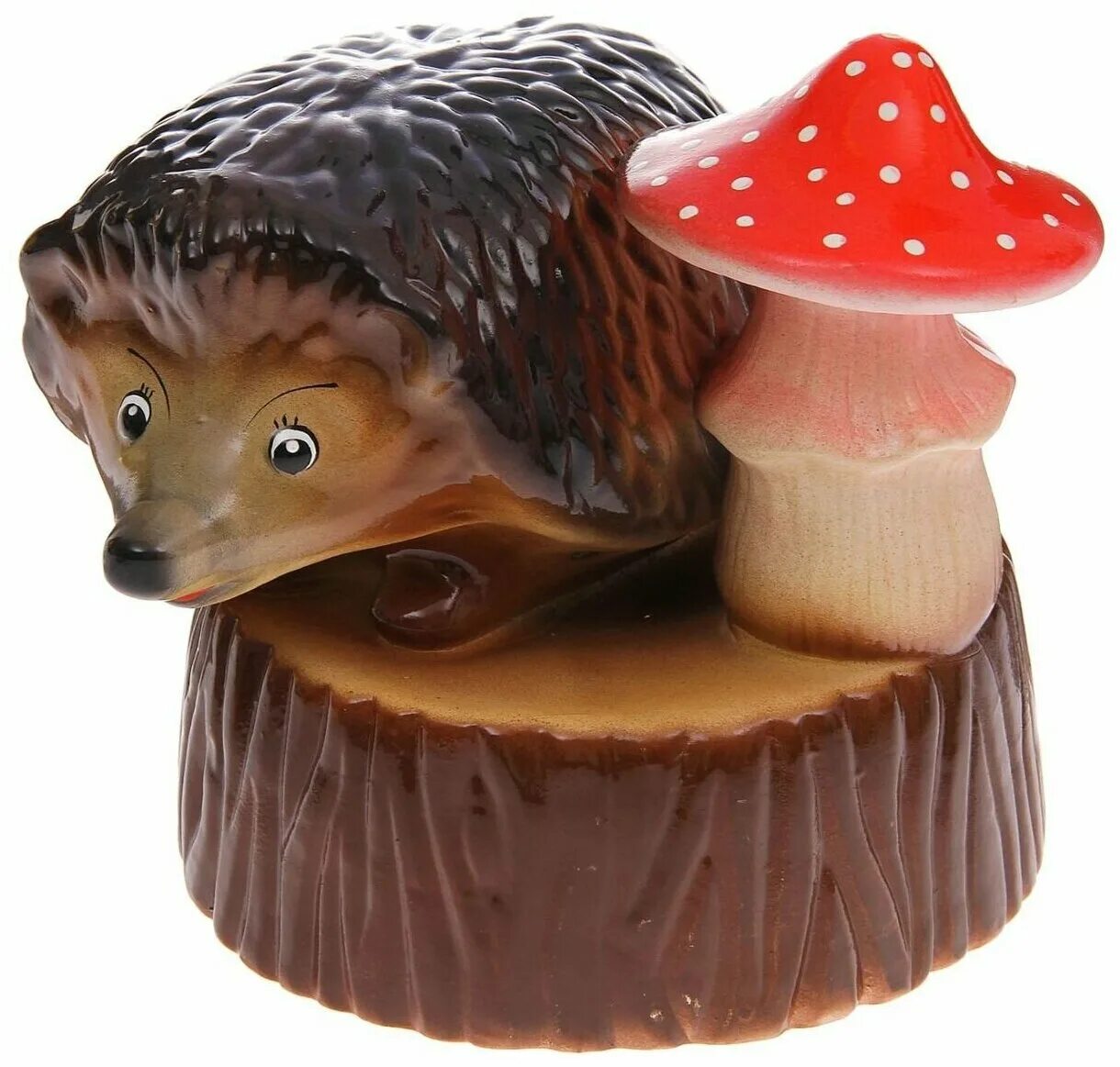 ежик на пеньке