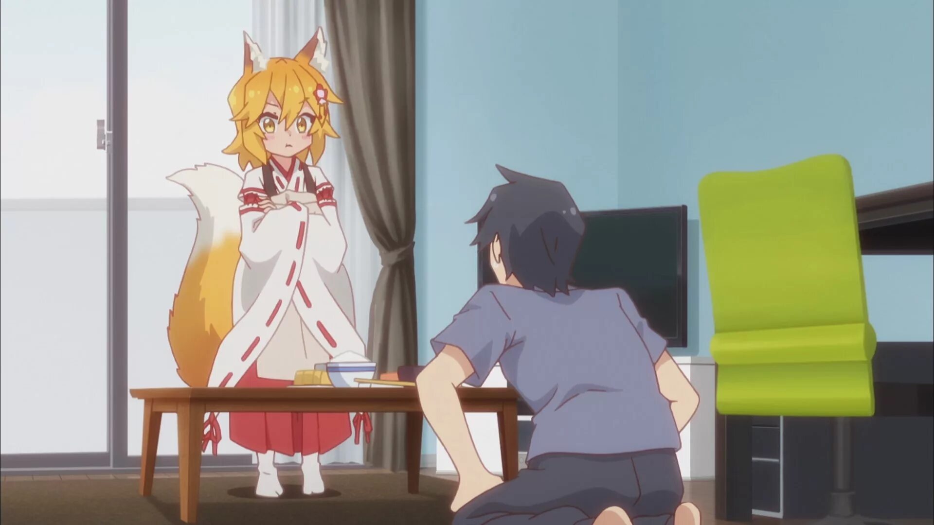 Fox Senko-San. The helpful Fox Senko-San. Helpful fox