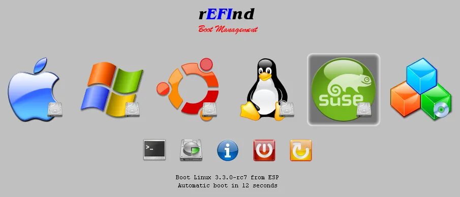 Efi bootloader. Refind загрузчик. refind linux. refind boot manager. refind themes.