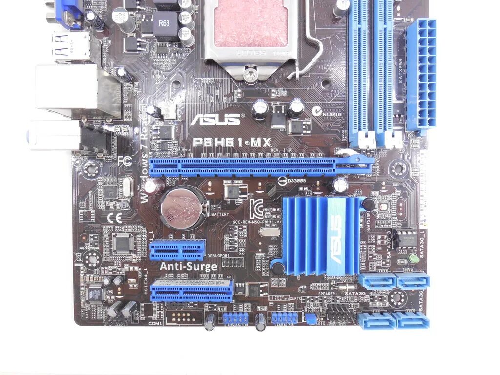 Плата asus p8h61 mx