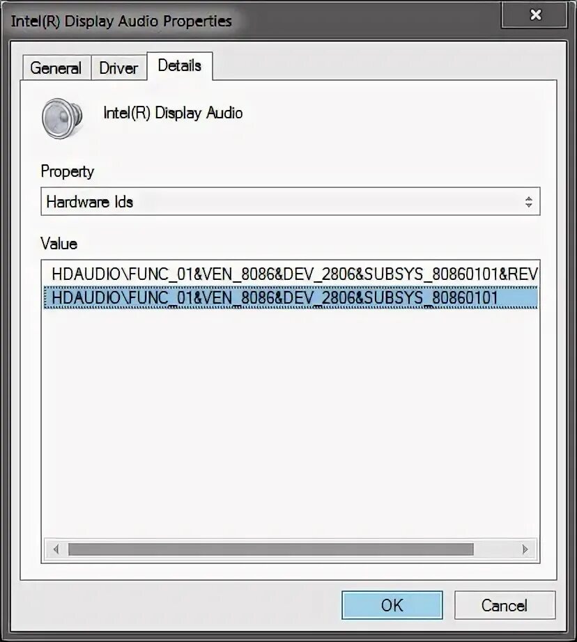 Display audio driver. Display audio driver