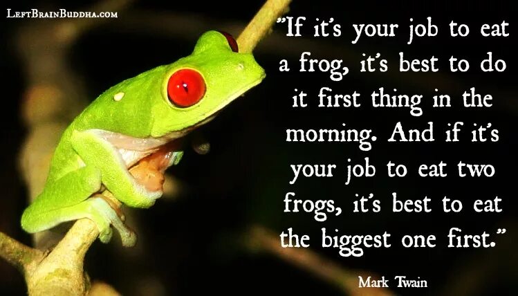 Your frog. Eat the frog. eat that frog метод. eating frogs. eat the frog идиома.