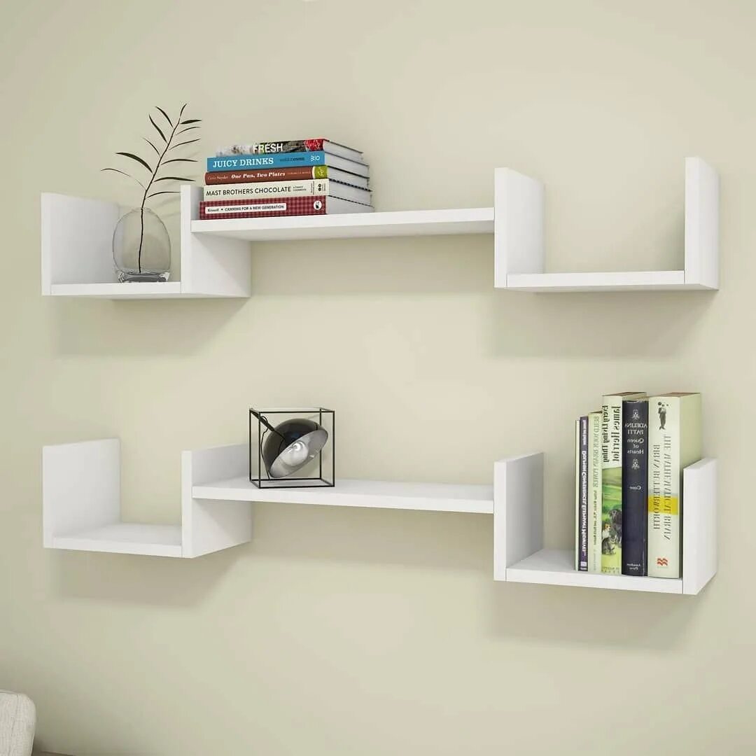 Полка "Wall Shelf-s (bas WL-001)" белая. Полка WL-002 «Wall Shelf – m». Полка белая зигзаг икеа. Полка навесная Ангстрем. Казань купить полки