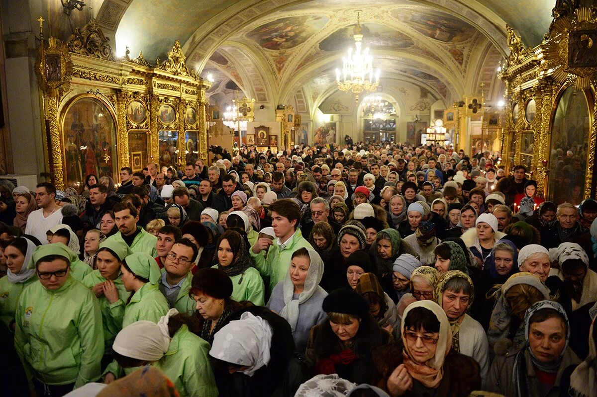 служба в крещение