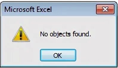 Object not found
