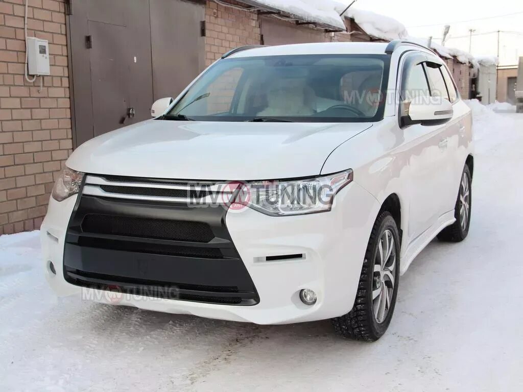 Бампер передний Mitsubishi Outlander 3rd Generation 2012-2014. Бампер Митсубиси Аутлендер 2014. Mitsubishi Outlander 2014 ДХО. Бампер передний Mitsubishi Outlander.