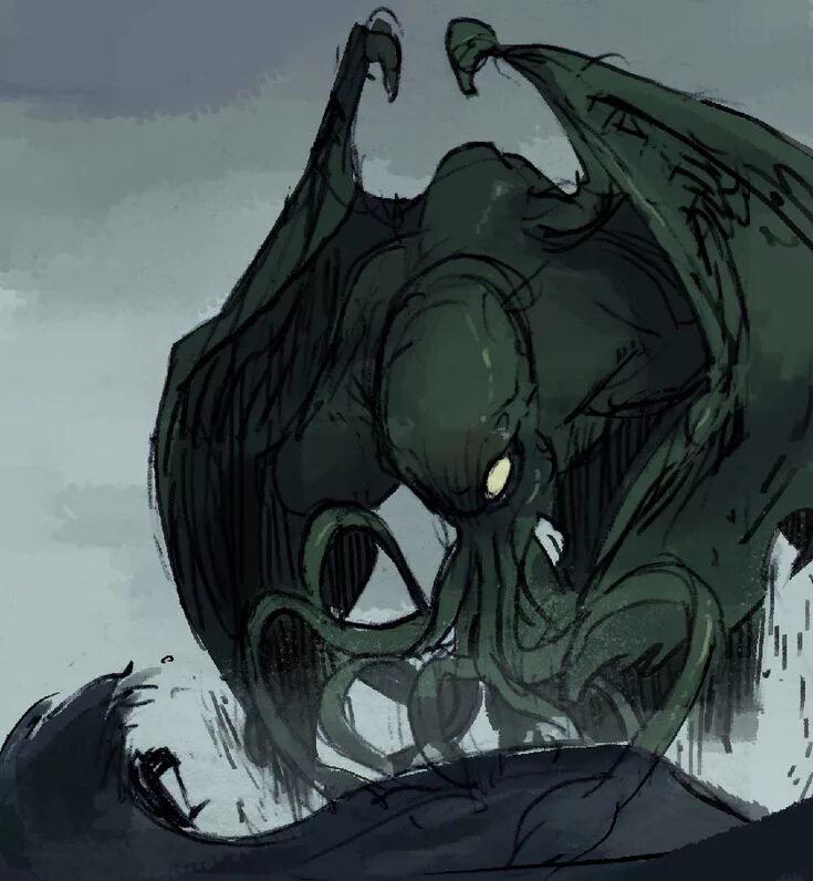 Дагон днд 5. Пятно ктулху. Ктулху мифология. Скелет ктулху. Азатот лавкрафт.