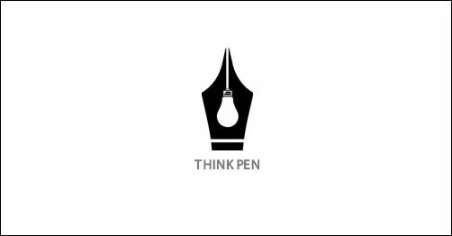 Think pen. Логотип Pen. Creative Pen logo Design. Пень лого. Лого пена Минимализм.