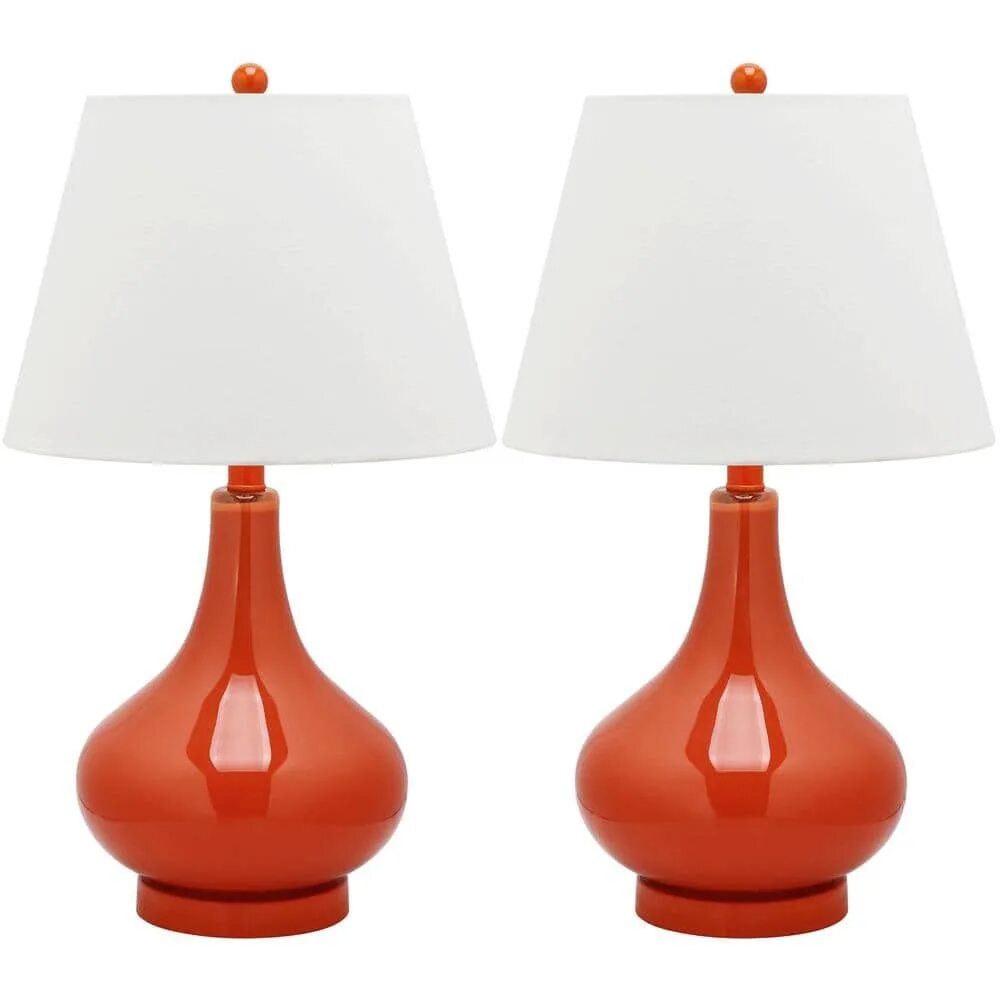 Lamp sets. Red lamp. светильник на тумбочке png. orange table lamp bedroom.