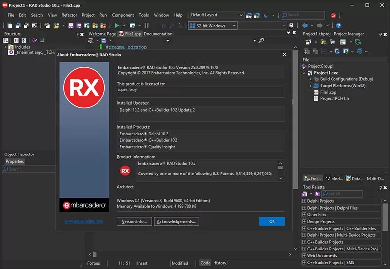 Массив в rad studio. Rad studio 10. Rad studio 10. Embarcadero rad studio alexandria. Rad studio c.