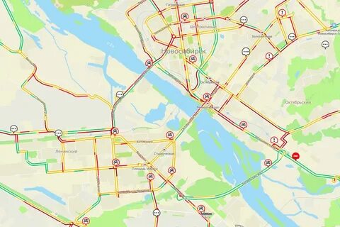 Карта дорожной обстановки