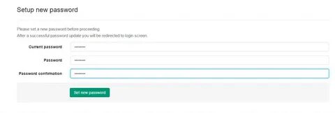 Gitlab password