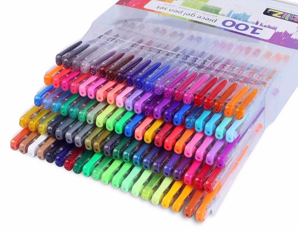 Недорогие цветные. LOLLIZ 70 шт/100 шт цветные гелевые ручки. Цветные гелевые ручки. Набор цветных гелевых ручек. Цветные ручки для рисования.
