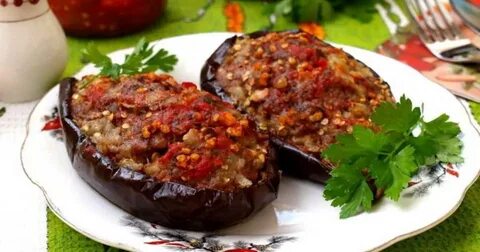 Приготовление баклажанов с мясом