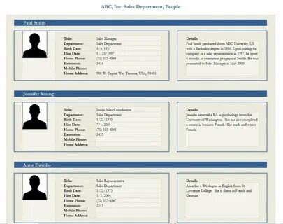 Personal details