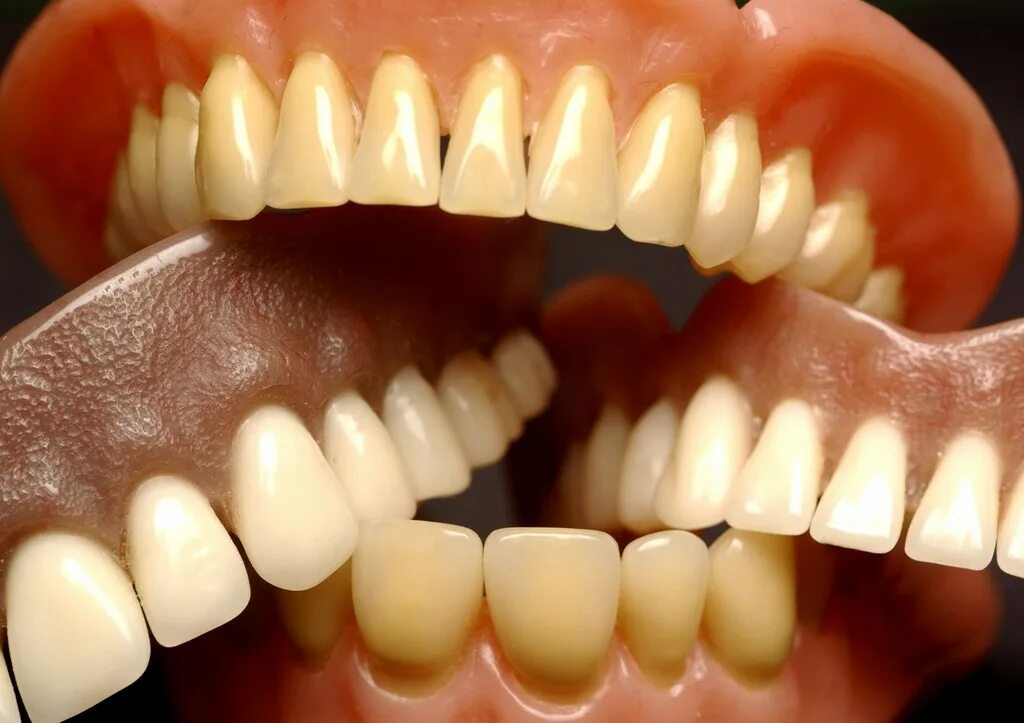 Искусственные зубы. Искусственные зубы для протезов. Пластмассовые искусственные зубы. Зубные протезы из каучука.