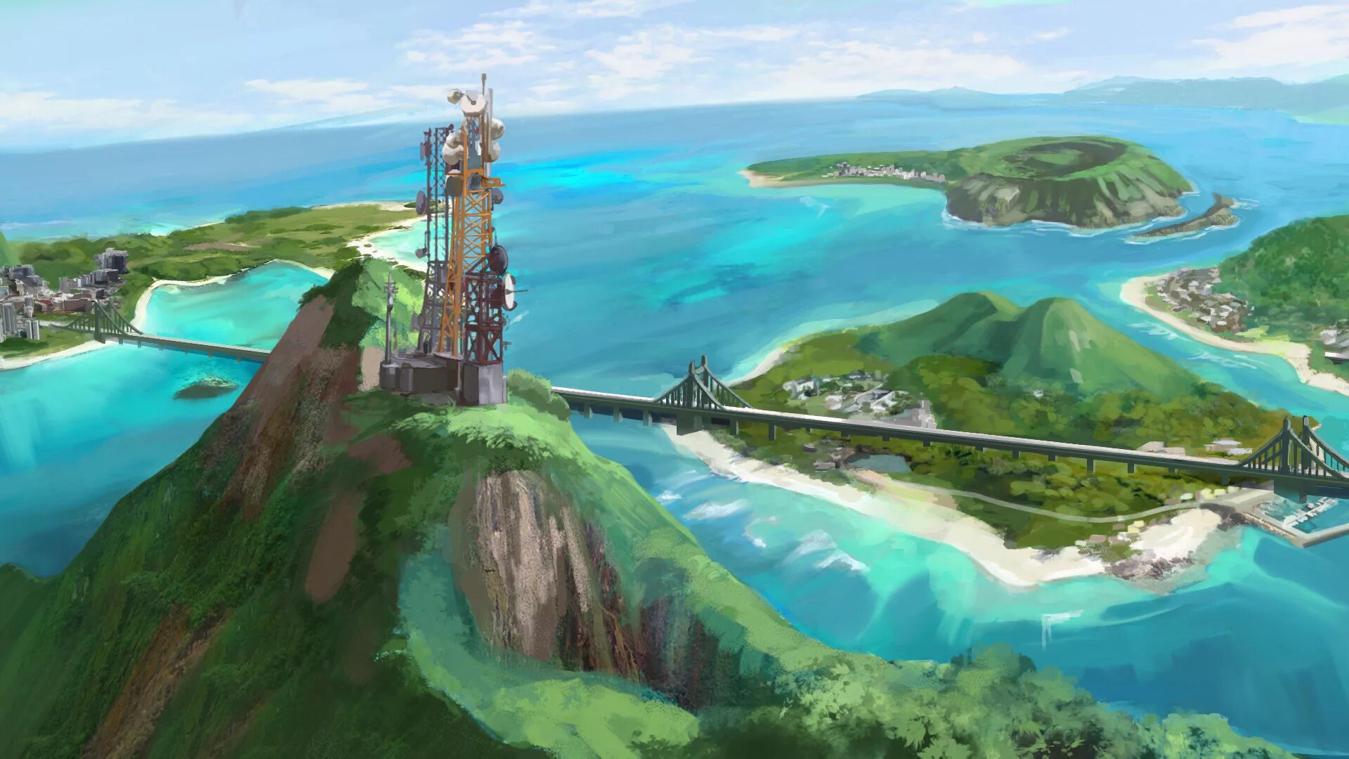 Тропика 1. Тропико арт. Тропико 8. Тропики тайланда. Море пальмы.