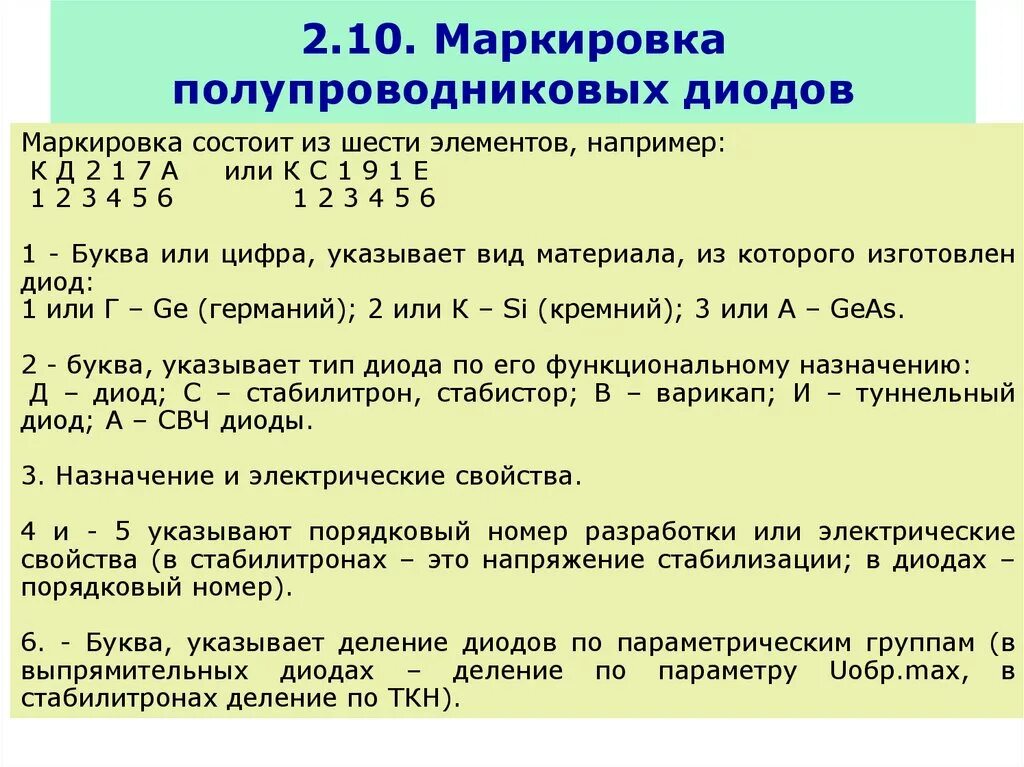 Маркировка полупроводниковых диодов и расшифровка. Важнейшие параметры полупроводниковых диодов. Маркировки силовых полупроводниковых диодов. Диод выпрямительный кремниевый маркировка. Расшифровка диодов