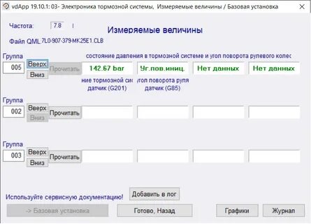 Блоки измеряемых величин