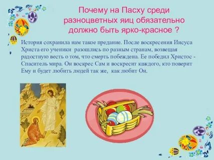 Проект про пасху 4 класс