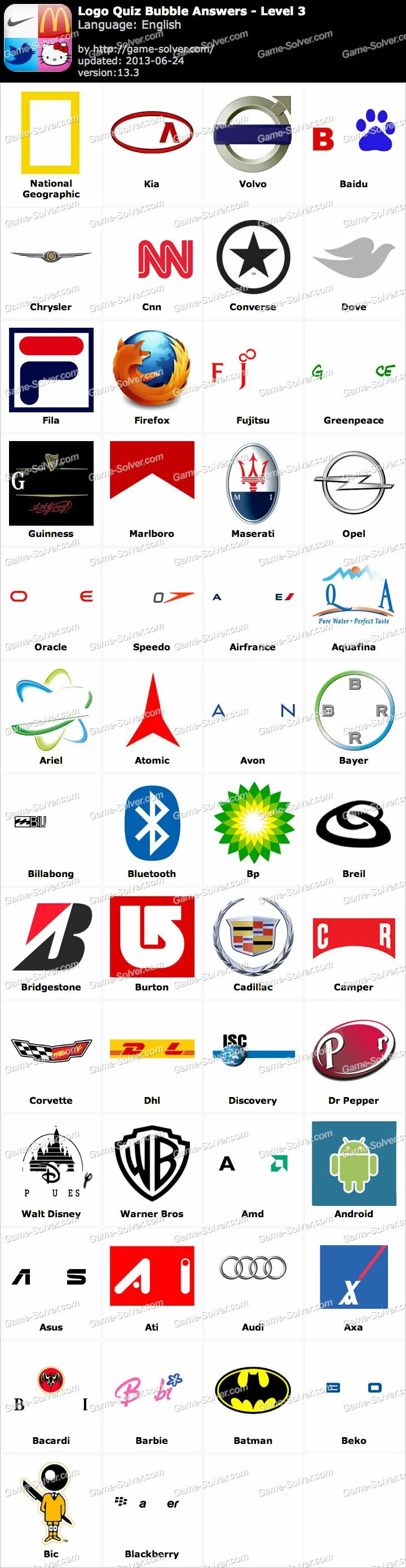 Logo quiz answers level. Ответы на игру logo quiz 3 уровень. лого квиз ответы 3 уровень. игра logos ответы level 3. logo quiz 3 левел.