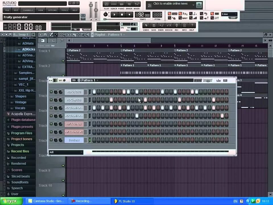 Fl studio уроки. Фрути лупс 10. фл студио 10. ударная партия в fl studio.