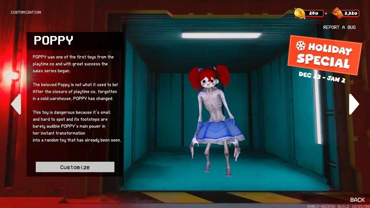 Poppy playtime chapter 1 мод меню