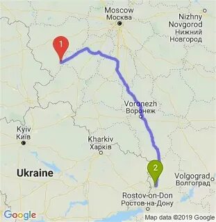 Расстояние москва орел в км на машине