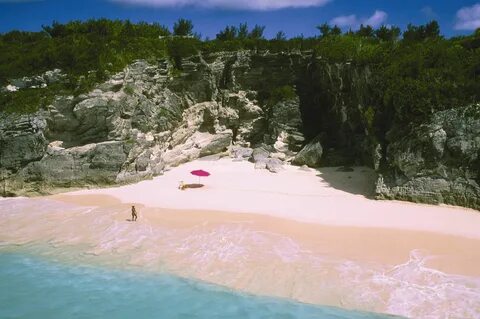 Pink sand