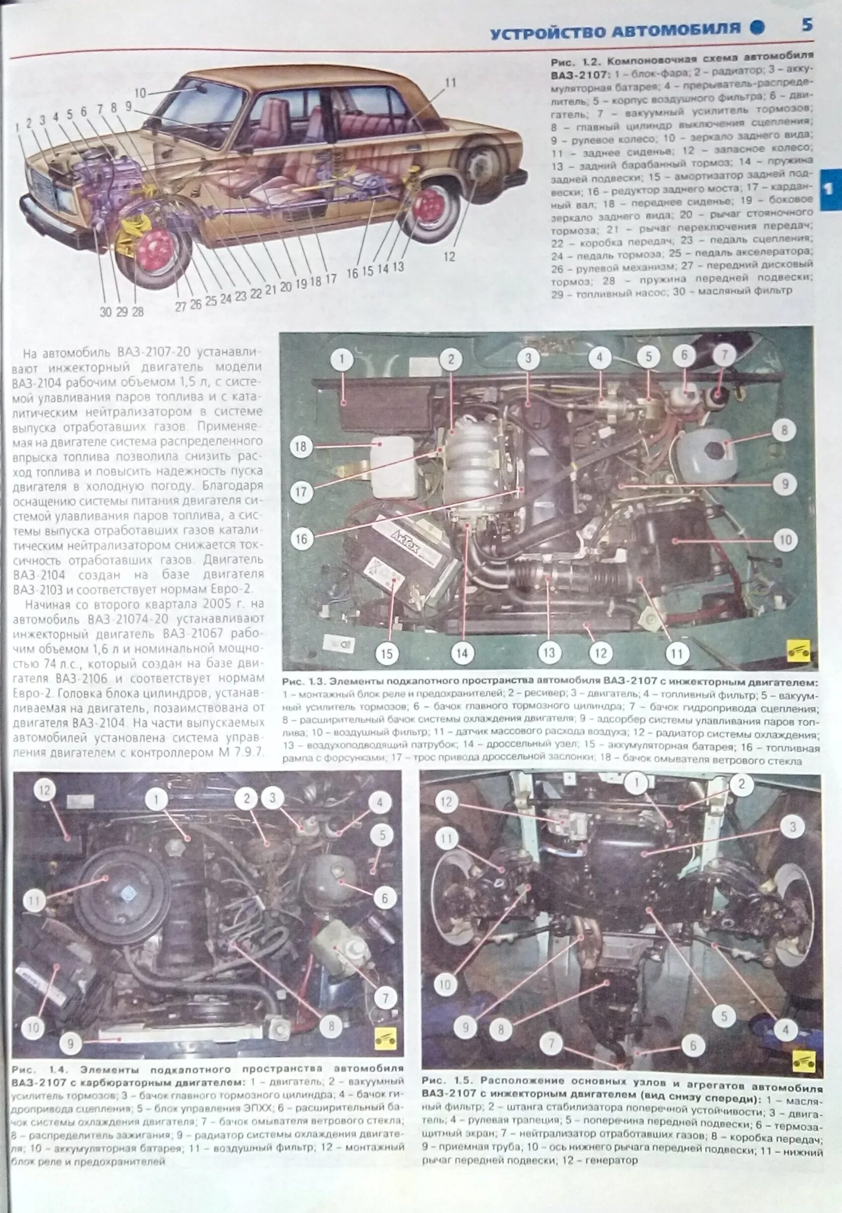 Силовой агрегат автомобиля ВАЗ 2107. Строение двигателя ВАЗ 2107 инжектор. Устройство автомобиля ВАЗ 2107. Строение автомобиля ВАЗ 2107. Инструкция ваз 2107 инжектор