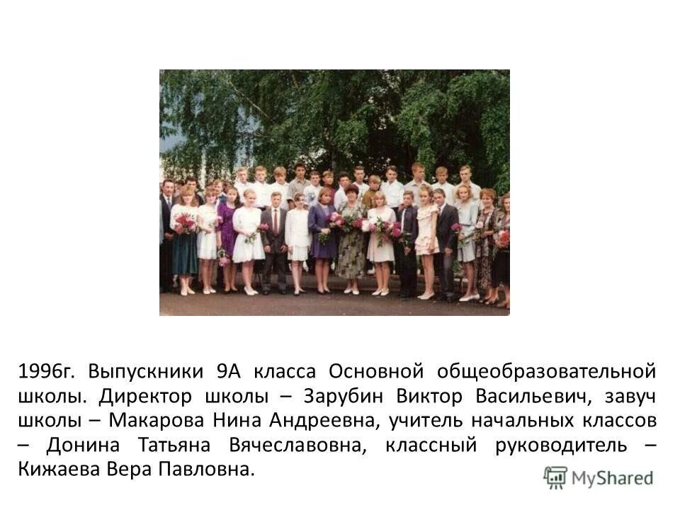 1 июня 1996. Выпускники школы Макарова. Выпускник девятого класса. Рассказ про завуча школы.