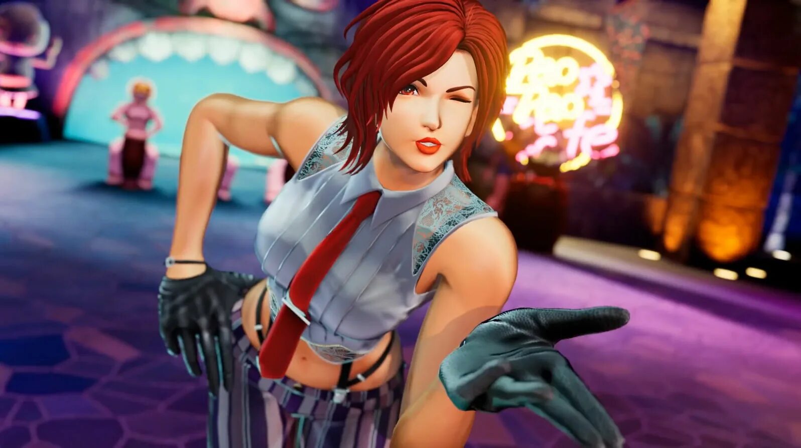 Long live the fighters. The King of Fighters Ванесса. Vanessa KOF. The King of Fighters XV. Blue Mary King of Fighters 15.