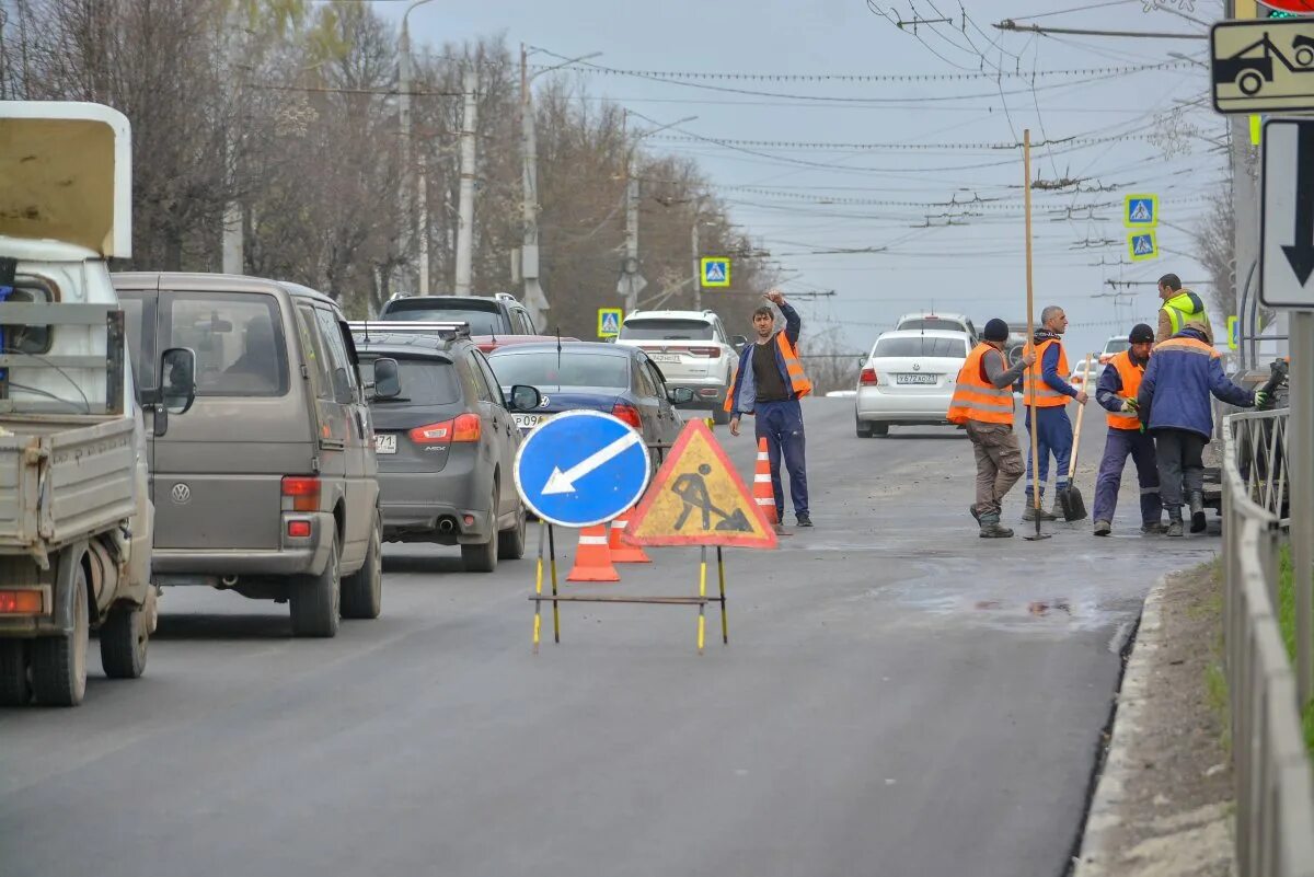 Ремонт дорог. Дороги. Ремонт дороги. Тульская дорога.