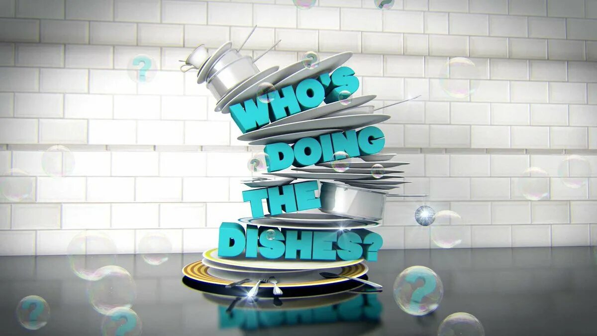 Doing the dishes. It s a dish