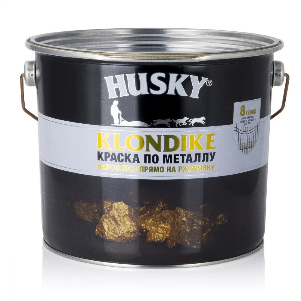 Husky Klondike краска по металлу. Краска по металлу с молотковым эффектом Husky-Klondike серый. Husky Klondike краска молотковая по металлу. Краска по металлу Husky Klondike матовая цвет белый 2.5 л RAL 9003. Тип краски для металлических поверхностей