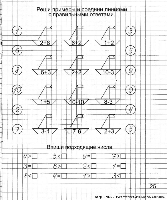 Складываем и вычитаем. Папка дошкольника. Материал для занятий на отдельных лист