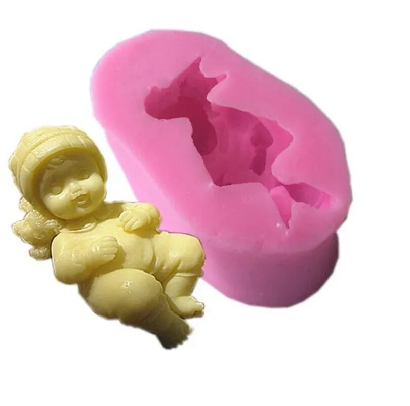 Силиконовый молд для шоколада. Молд &quot;младенец&quot; 3d, силикон cm2910t. молд для шоколадамастики силиконовый младенец на спинке 3d 10х6,5 см.. силиконовая формочка младенец. силиконовый молд младенец.
