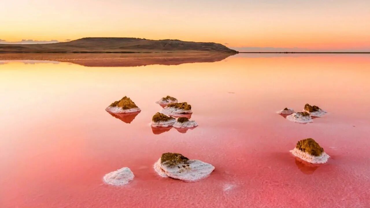 Розовый водоем в крыму. Кояшское озеро. Кояшское озеро Керчь. Кояшское розовое озеро в Крыму. Сасык-Сиваш.