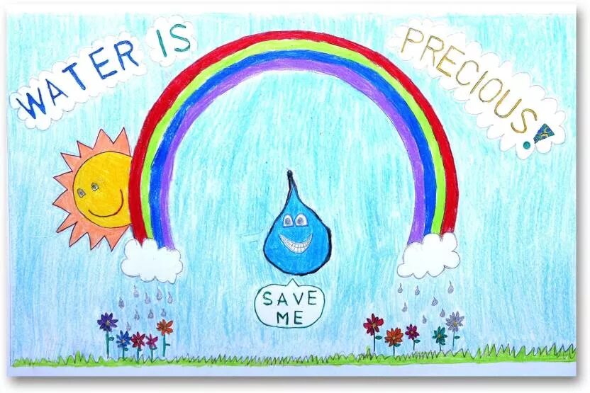 Рисунок ко дню воды. День воды рисунок. День воды плакат. Рисунок на тему Всемирный день водных ресурсов. День воды нарисовать.
