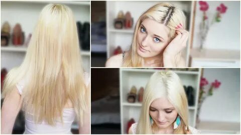 haare braun auf blond, braune haare hell blondieren, gelbstich entfernen wi...
