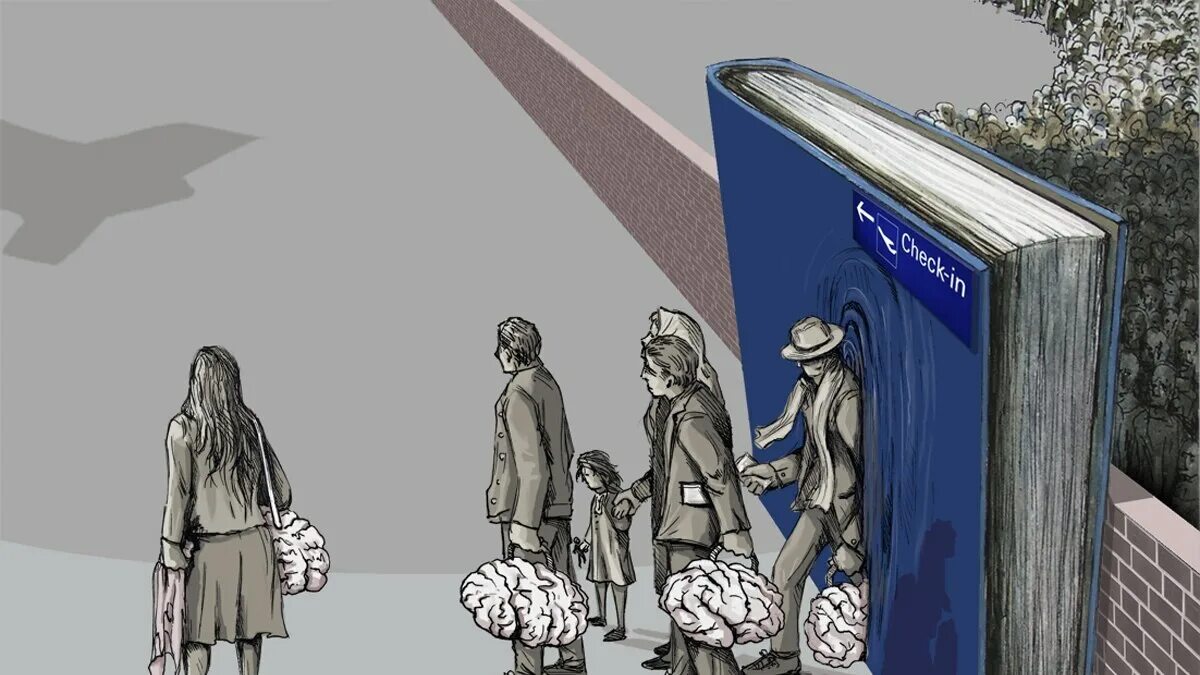 Утечка умов миграции. Миграция иллюстрация. Утечка умов. Мозг рисунок. Отток мозгов.