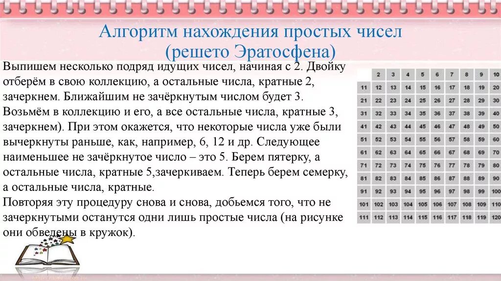 Решето Эратосфена блок схема. Решето Эратосфена алгоритм нахождения простых чисел. Нахождения простых чисел методом решето Эратосфена. Алгоритм нахождения простых чисел.