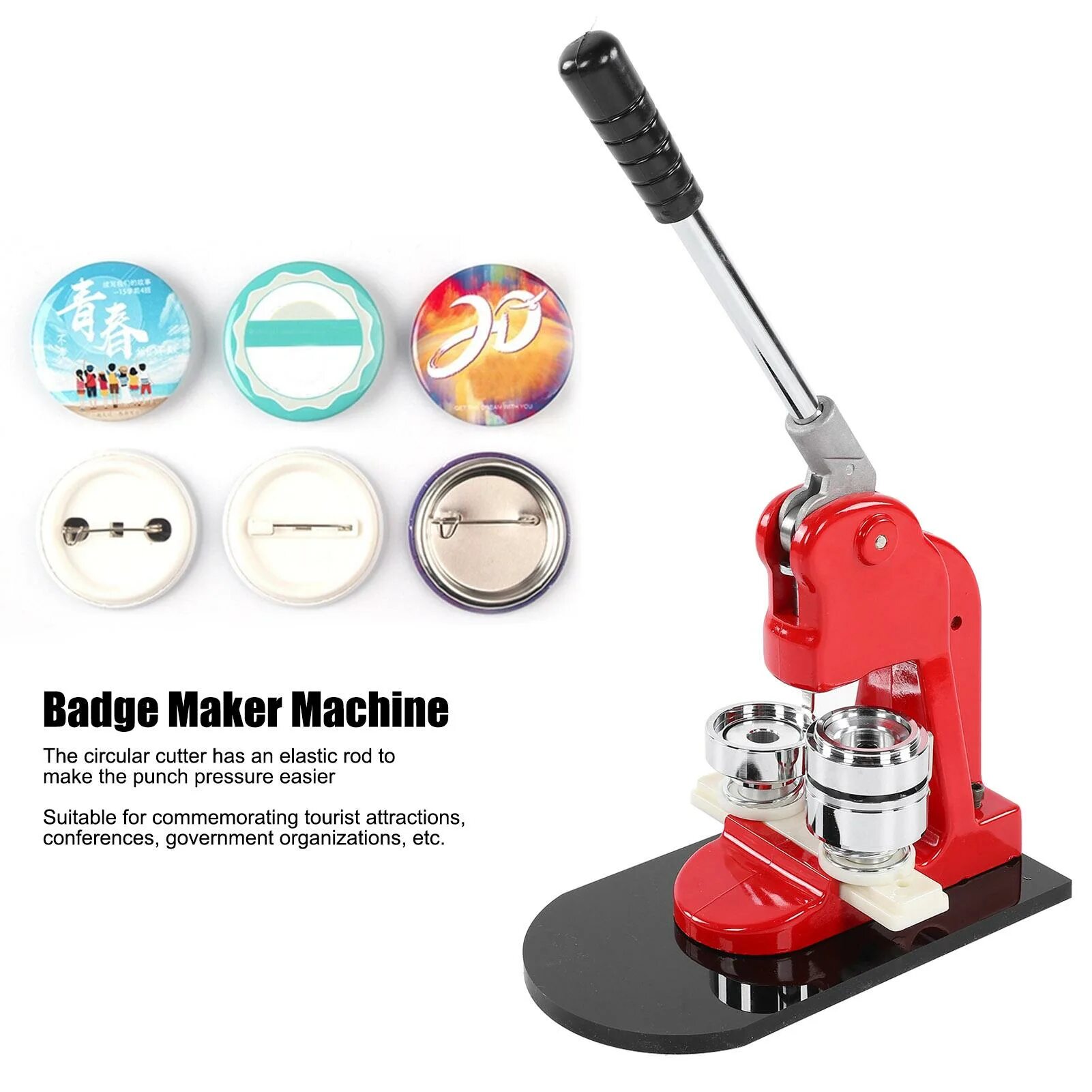 Button maker. Button maker machine.