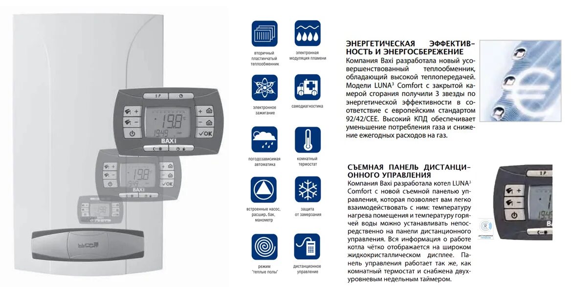 Газовый котел Baxi Luna 3 Comfort. Комнатный термостат для газового котла Baxi Luna 3. Baxi Luna 3 панель управления. Пульт газового котла Baxi Luna 3 Comfort. Луна 3 настройки