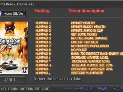 Saints row 2 чит