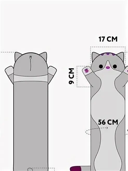 Выкройка игрушки кот батон Картинки ПОДУШКА КОТ СВОИМИ РУКАМИ ВЫКРОЙКИ