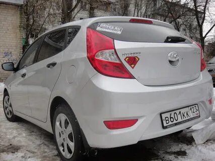 Задний бампер хендай солярис хэтчбек