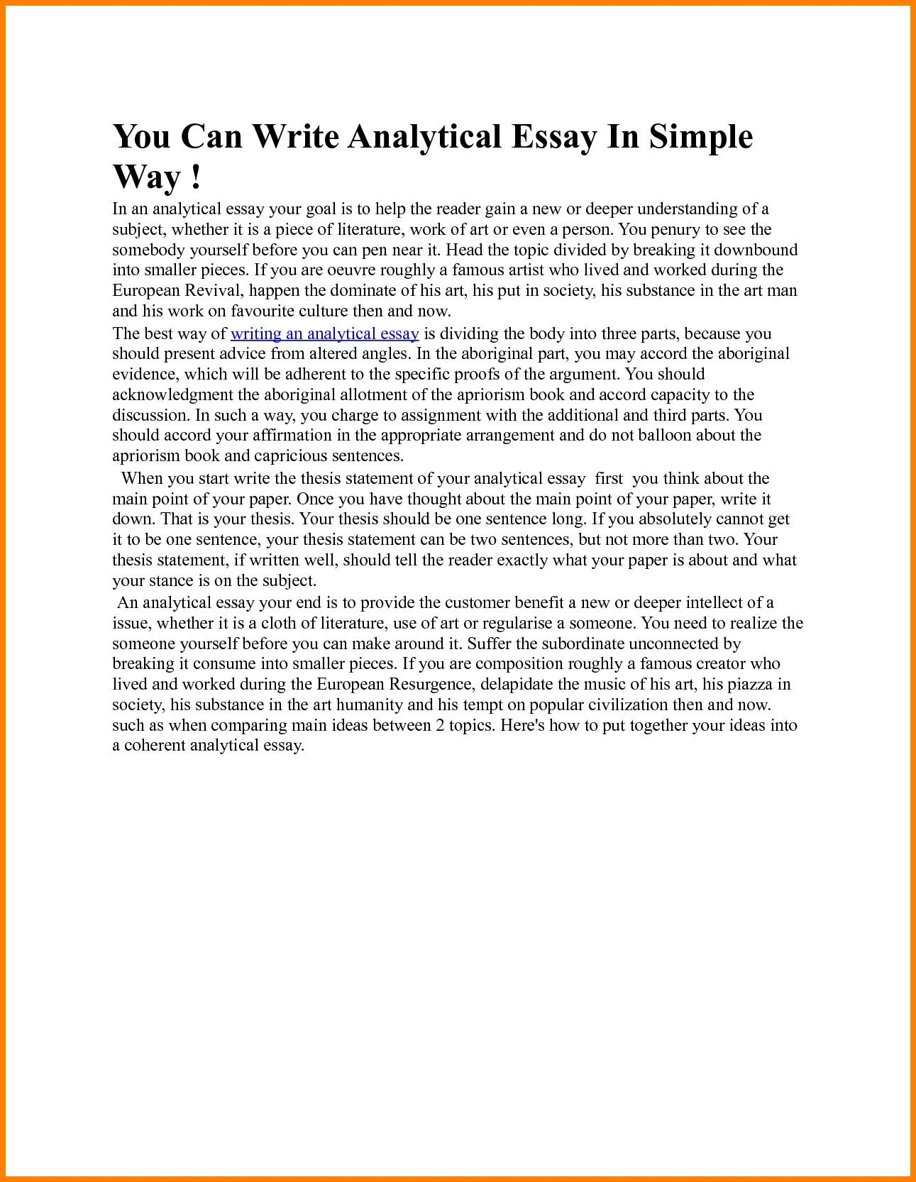 Essay exercises. Analytical essay examples. Character Analysis essay example. Write an essay about yourself\. How to write an analytical column.